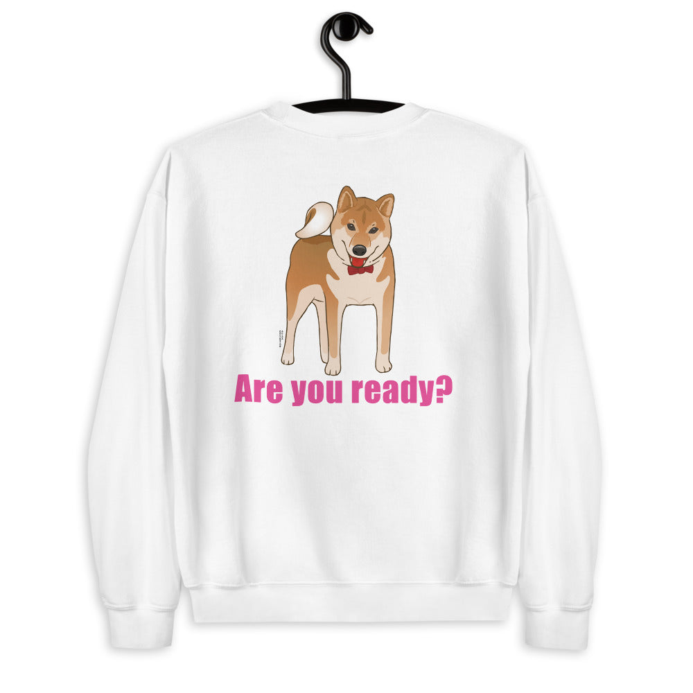 Unisex Crew Sweatshirt (Are you ready? Pink)