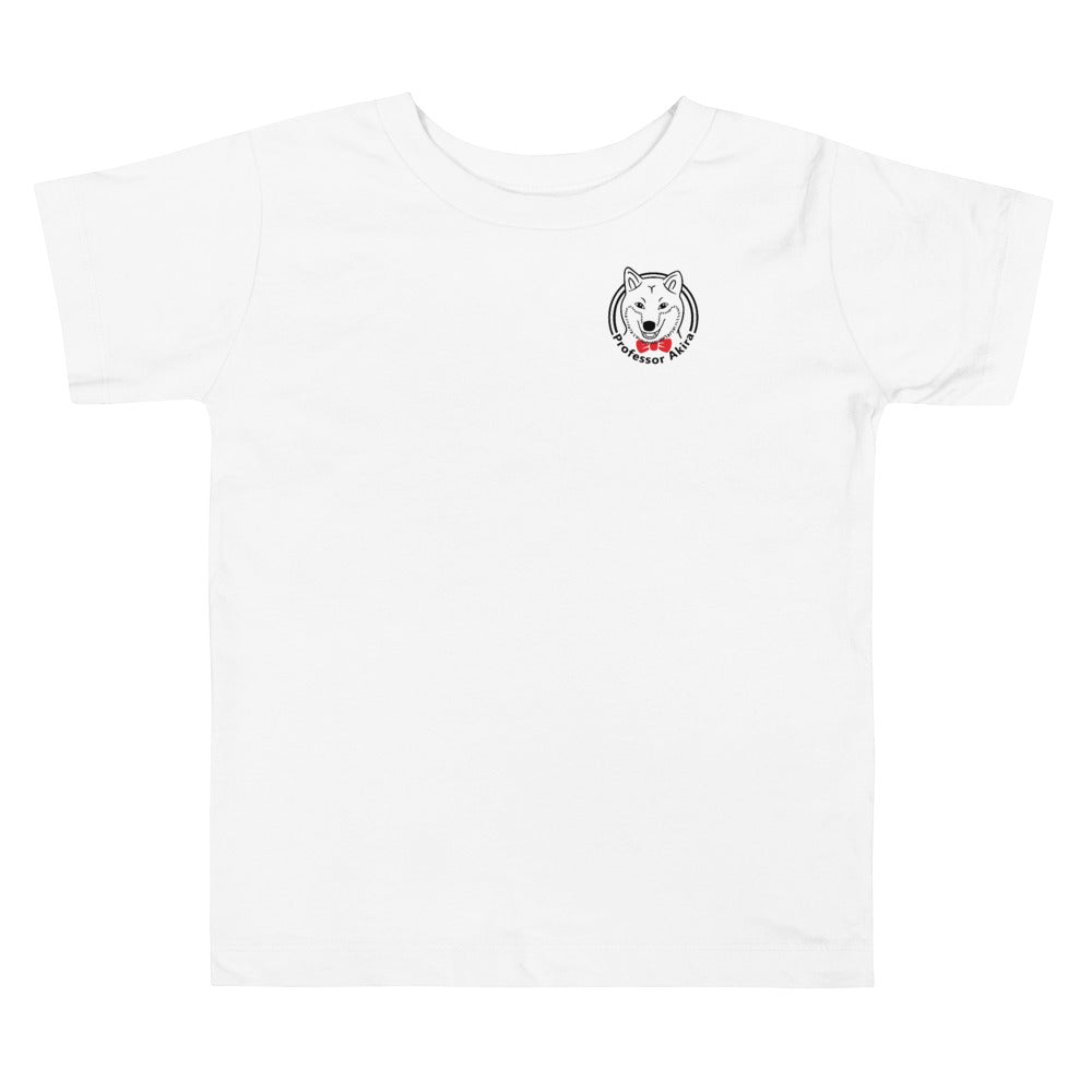 Toddler Short Sleeve Tee (Do your best! Japanese, Pink)